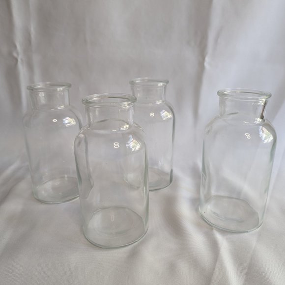 Set of 4 Bud Vases 6.5" Tall - Picture 2 of 4